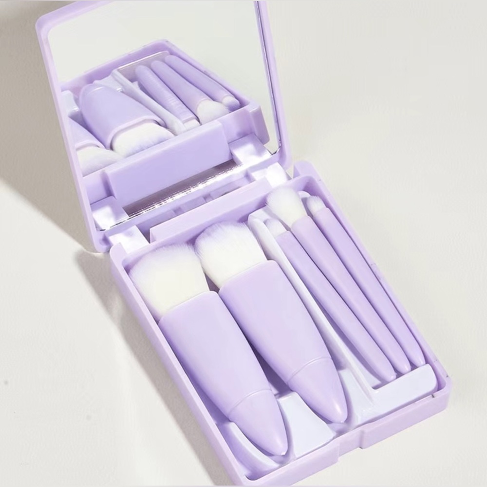 Travel Makeup Brush Set, 5PCS Mini brush set - Picture 3 of 4